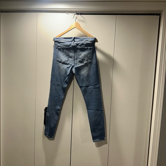 KanCan Blue Skinny Jeans with Vintage Distress Women's Size 11 / 29 - Picture 8 of 15